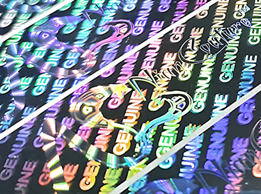 Hologram Sticker with 3D depth