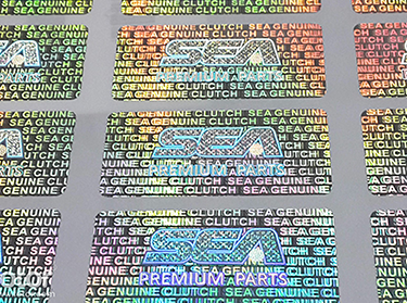 hologram sticker with spectrum effect